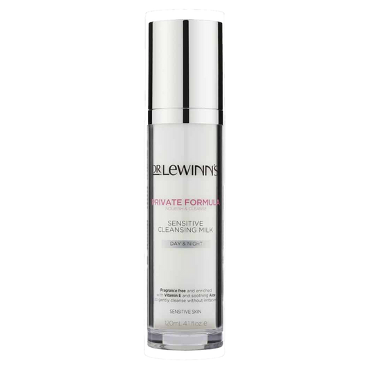 Gentle fragrance-free cleanser for sensitive skin by Dr. Lewinn’s – soothes, nourishes, and protects without irritation