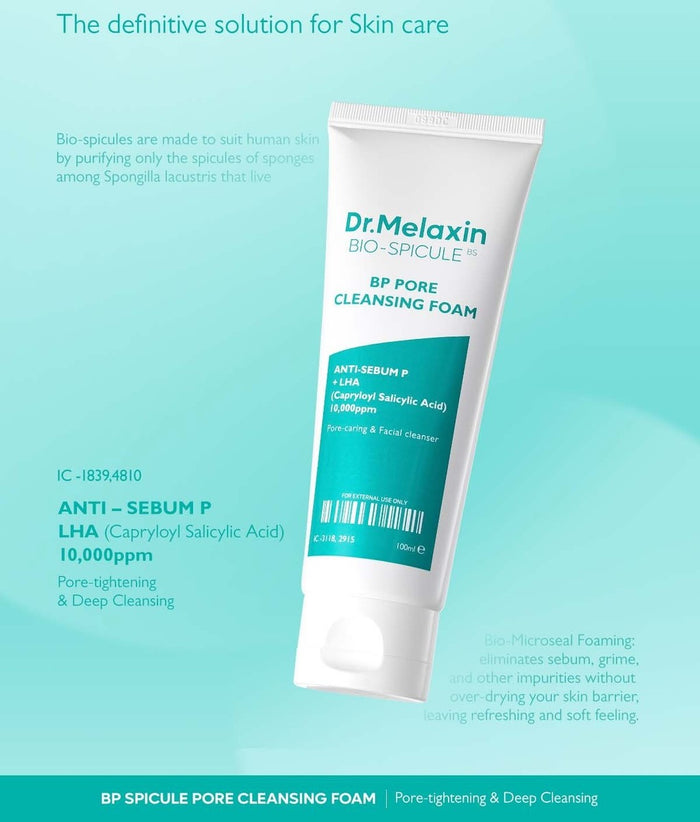 Dr.Melaxin Bio-Spicule Pore Foam Cleanser 100ml