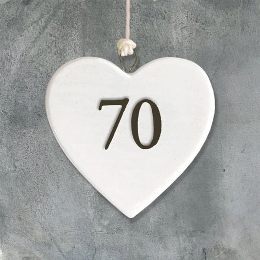 East of India Homewares East of India Porcelain Heart - Age 70