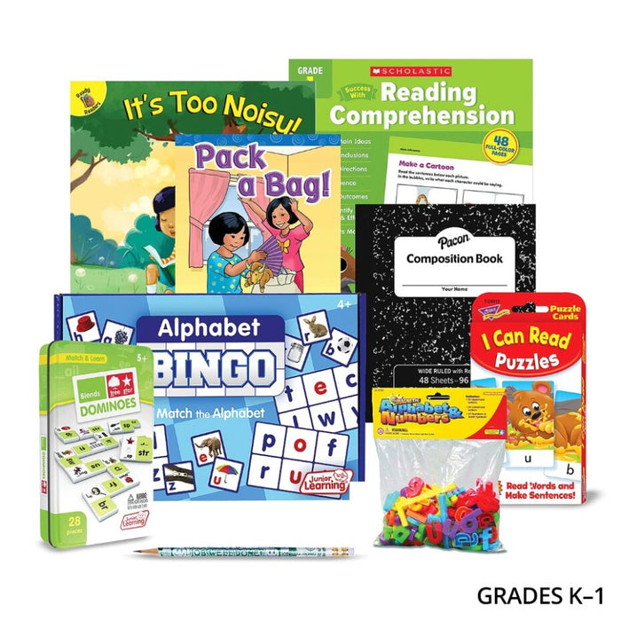 English Grade K-1 Literacy Junior Family Engagement Bag