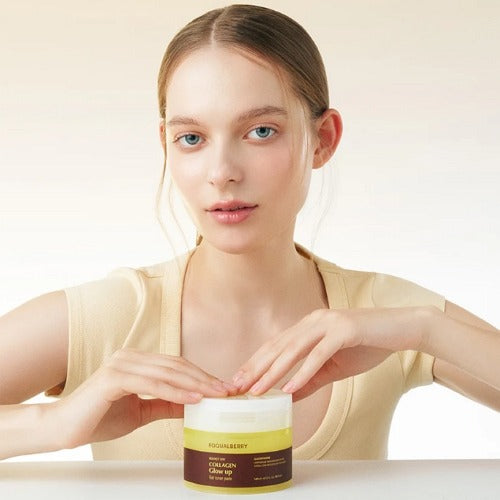 Eqqualberry Bouncy Day Collagen Glow Up Gel Toner Pads 60