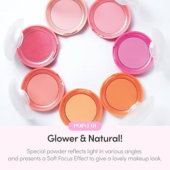 Etude Lovely Cookie Blusher OR201 Apricot Peach Mousse