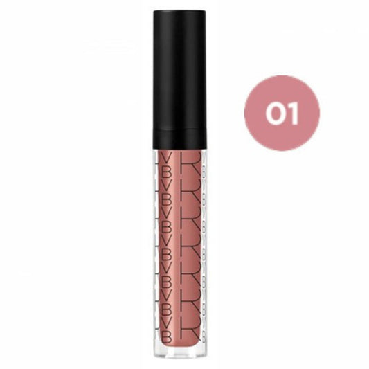 Ever & Ever Liquid Matte Long Lasting Lipstick in shade 01 Nude Rose, in a sleek clear tube.