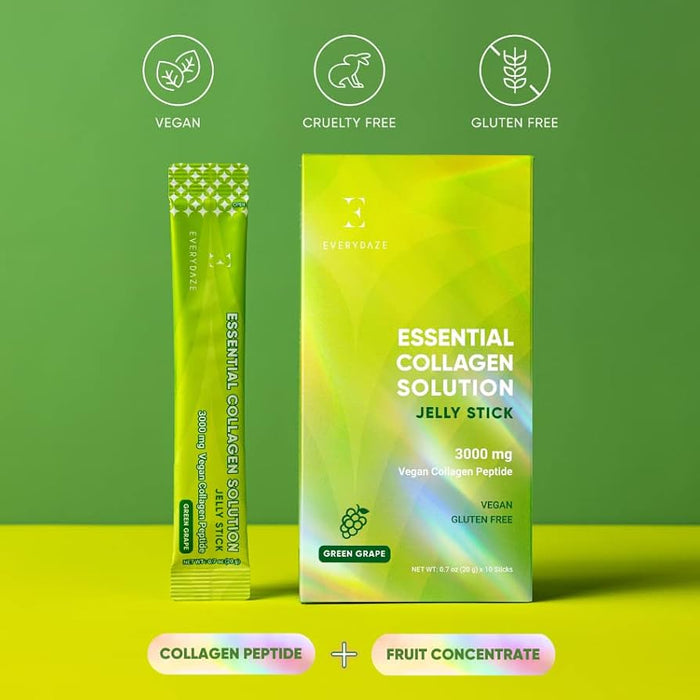 Everydaze Essential Collagen Solution Jelly Stick Green Grape