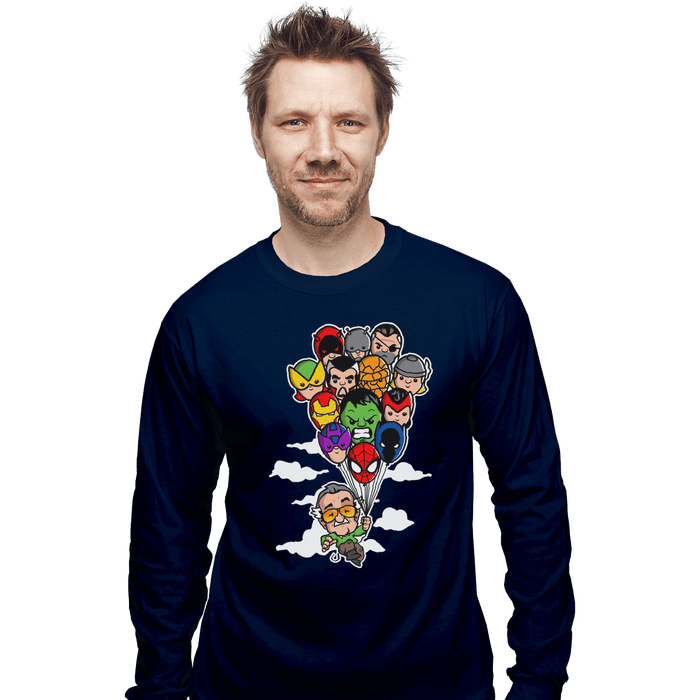 Long Sleeve Shirts, Unisex / Small / Navy
