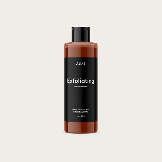 Exfoliating daily cleanser