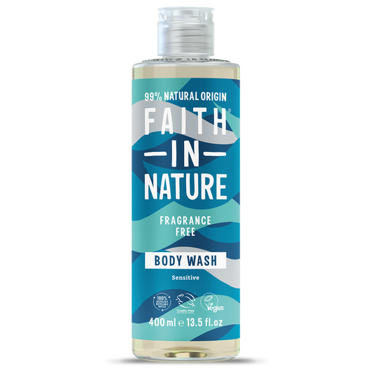 Faith In Nature Body Wash Fragrance Free 400ml