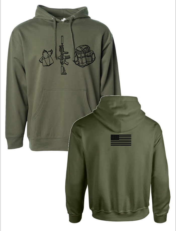 Fin Shoot Ruck Hoodie