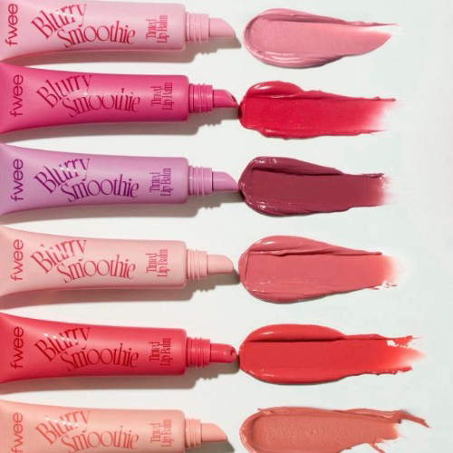 Fwee Blurry Smoothie Tinted Lip Balm GW02 Rose Boost