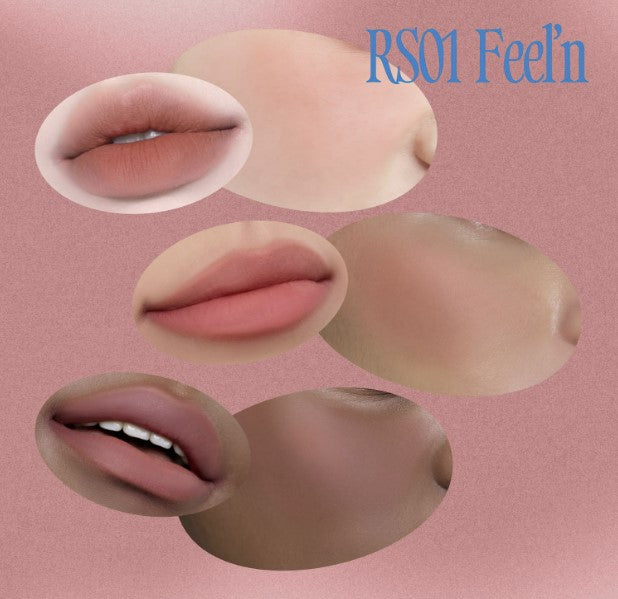 Fwee Keyring Set Lip & Cheek Blurry Pudding Pot RD04