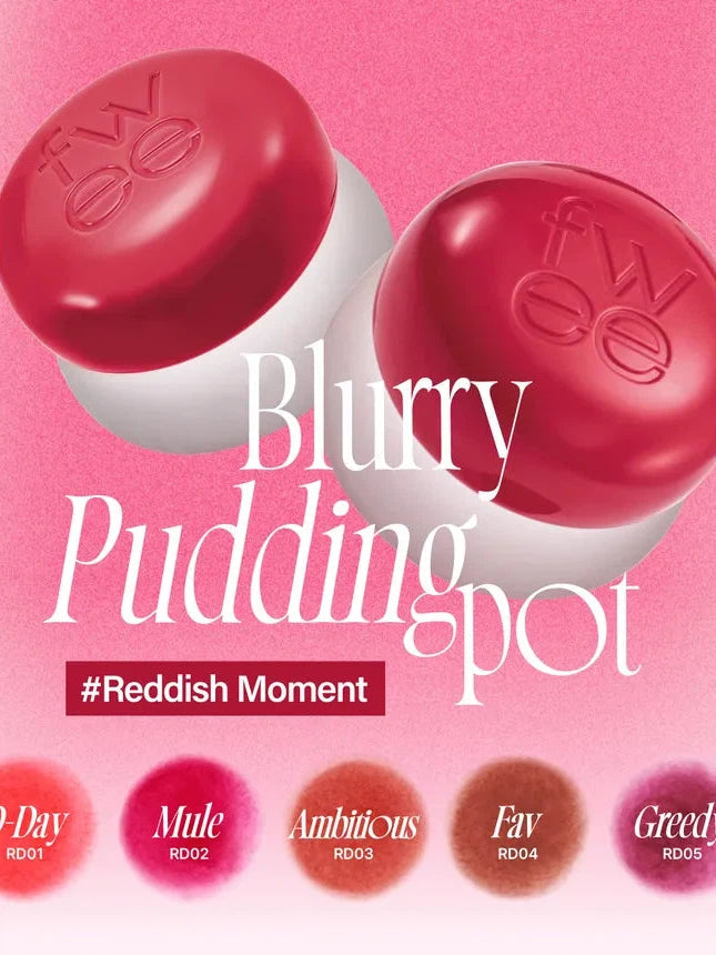 Fwee Keyring Set Lip&Cheek Blurry Pudding Pot RS02 Lyrics