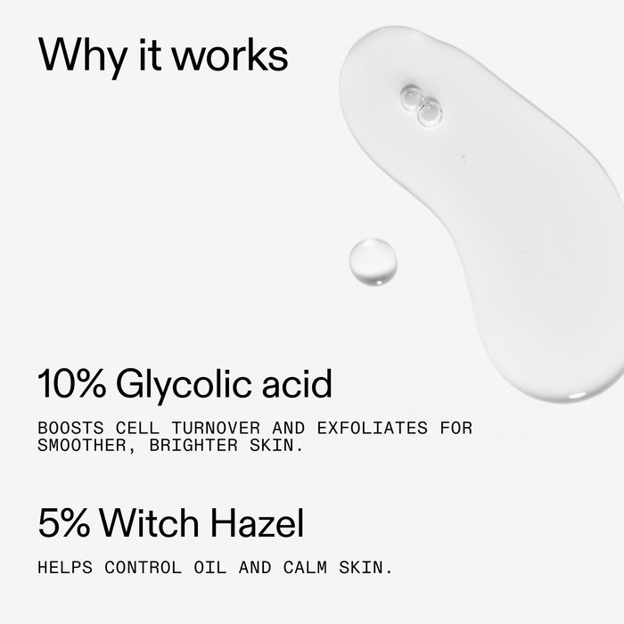 Ingredients in Glycolic Acid Toner
