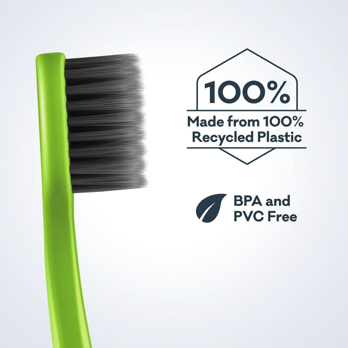 Grin 100% Recycled Toothbrush Medium Lime