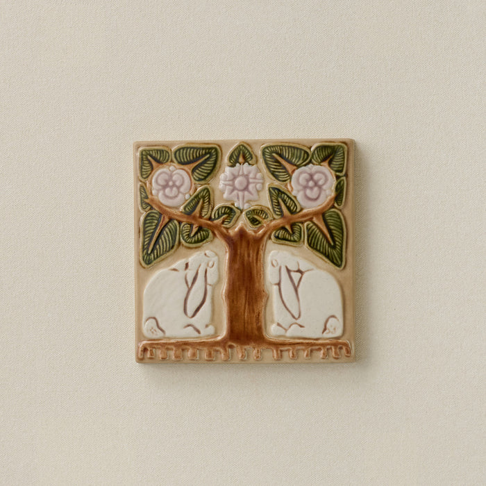 Grove Bunny Tile, Wisteria