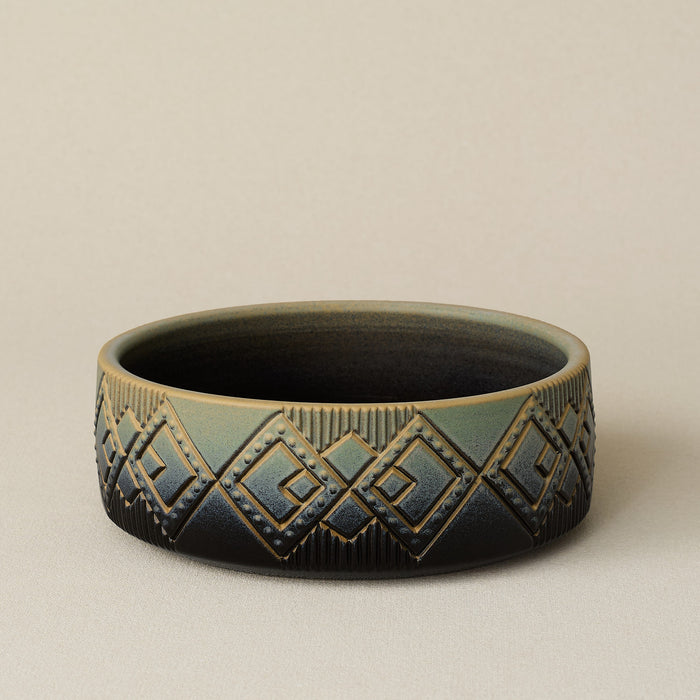 Hand-Thrown Pet Bowl No. 05