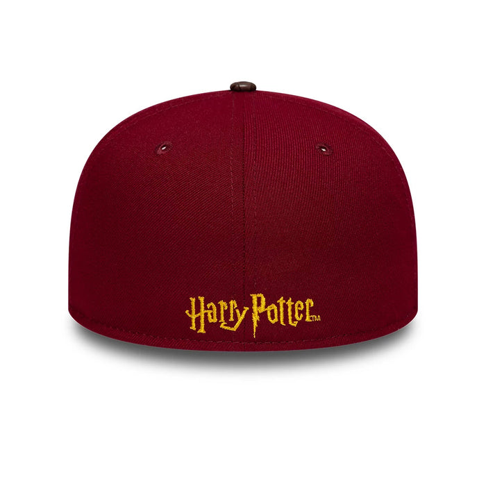 Pictured is this Harry Potter Quidditch 59FIFTY Fitted cap in dark red & brown. 3