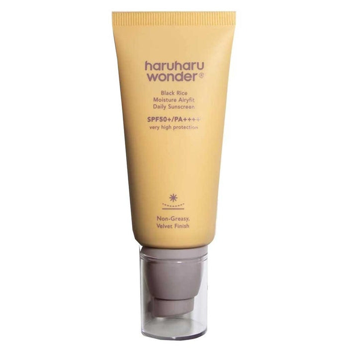 Haruharu Wonder Black Rice Moisture Airyfit Daily Sunscreen With SPF50+ & PA ++++ 50ml Haruharu Wonder