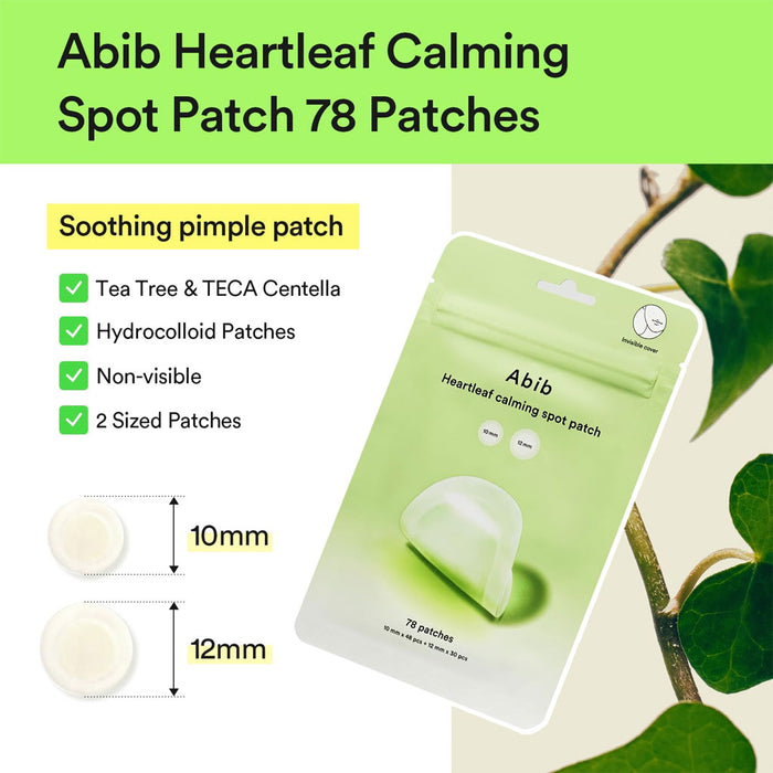 Abib Heartleaf Calming Spot Patch Nudie Glow Australia