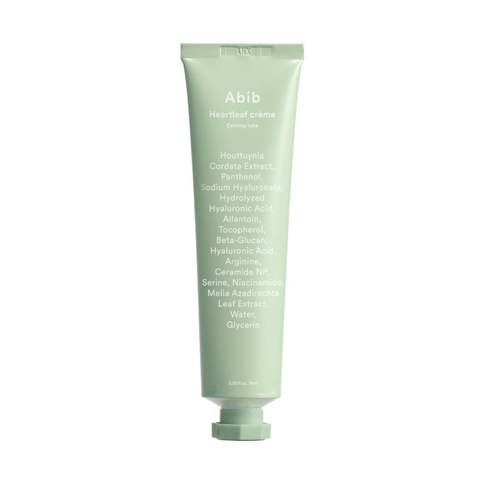 Abib Heartleaf crème Calming tube Nudie Glow Australia