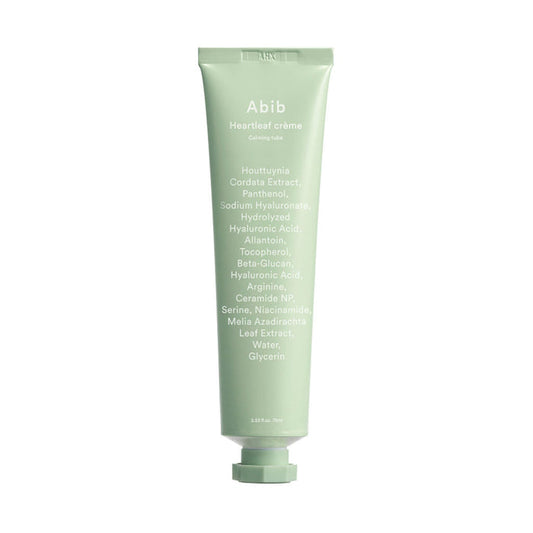 Abib Heartleaf crème Calming tube Nudie Glow Australia