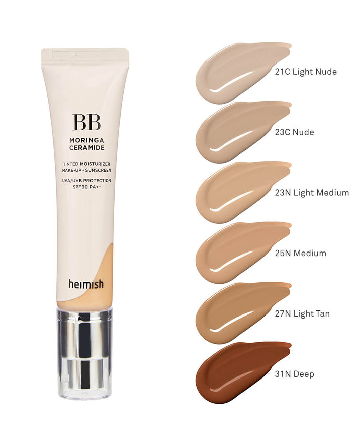 Heimish BB Moringa Ceramide Tinted Moisturizer Make-Up + Sunscreen 31 Deep