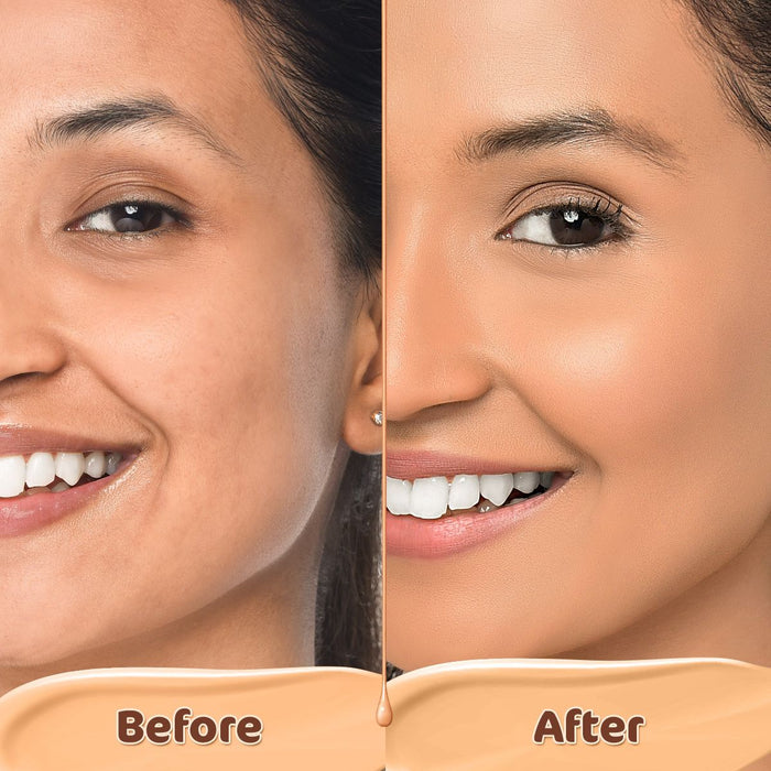 Hydra-Glow Full Coverage Foundation With Vitamin C & Turmeric - 30 ml | Sun Glow