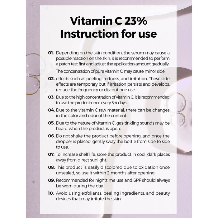 Isntree Hyper Vitamin C 23 Serum Nudie Glow Australia