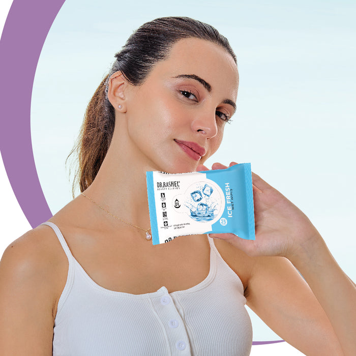 Ice Fresh Wet Wipes For Face