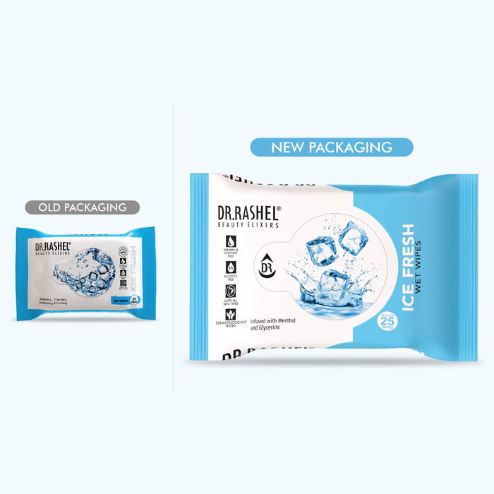 Ice Fresh Wet Wipes New Packaging