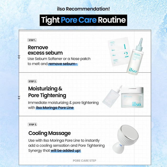 ilso Dual Cooling Master, Korean Tighten Pores and Cooling Massage Stick