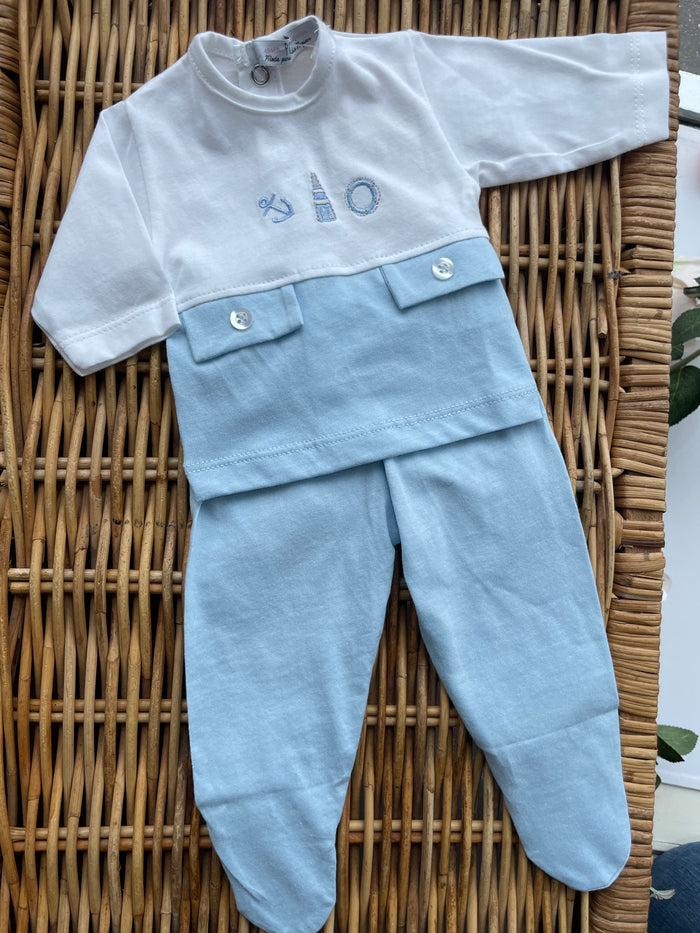 Popys Long Leg Blue Nautical Set 26053