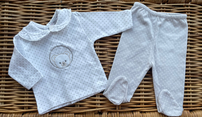 Popys Baby Teddy Set Grey