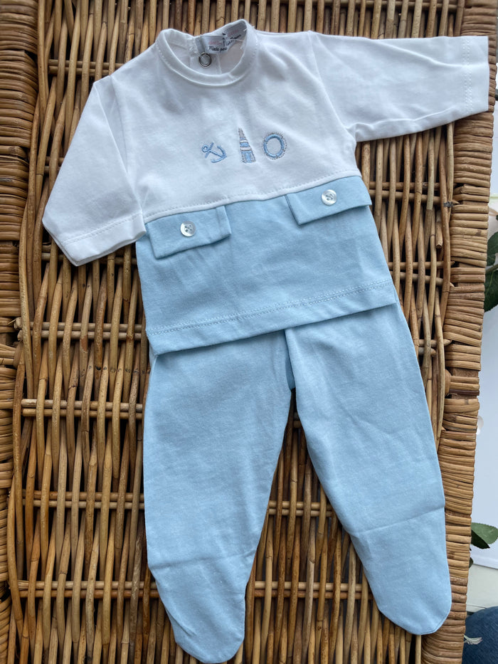 Popys Long Leg Blue Nautical Set 26053