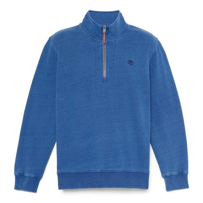 Indigo 1/4 Zip Sweatshirt