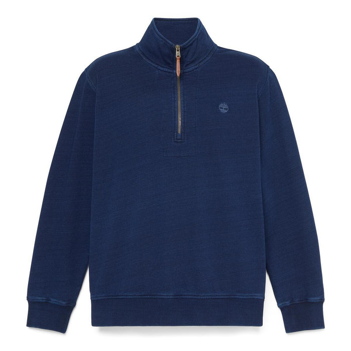 Indigo 1/4 Zip Sweatshirt