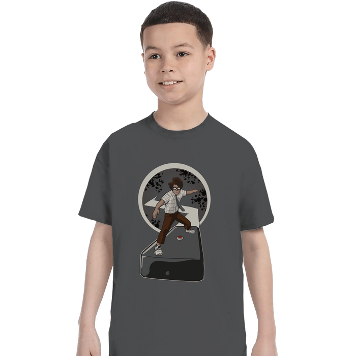 Shirts T-Shirts, Youth / XL / Charcoal Internet Surfer