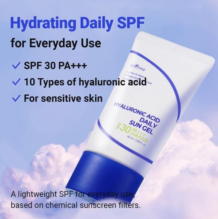IsNtree Hyaluronic Acid Daily Sun Gel SPF30+ 50ml / 1.69 fl. oz.