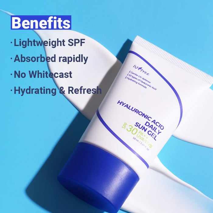 IsNtree Hyaluronic Acid Daily Sun Gel SPF30+ 50ml / 1.69 fl. oz.