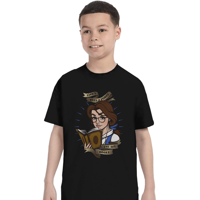 Shirts T-Shirts, Youth / XL / Black I've Got Books