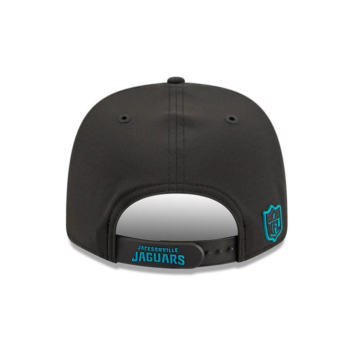 Pictured is this NFL Sideline 2026 Jacksonville Jaguars 9SEVENTY Stretch Snap cap in black. 4