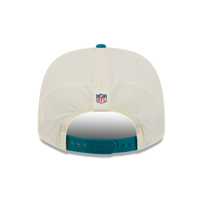Pictured is this NFL Training 2026 Jacksonville Jaguars 9SEVENTY Stretch Snap cap in white. 6