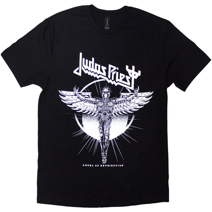 Judas Priest Unisex T-Shirt: Angel Of Retribution Angel Rising (Black)