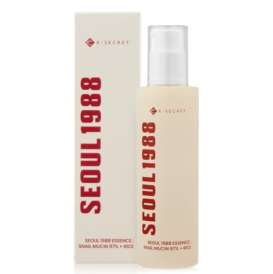 K-SECRET SEOUL 1988 Essence : Snail Mucin 97% + Rice 100ml / 3.38 fl. oz.