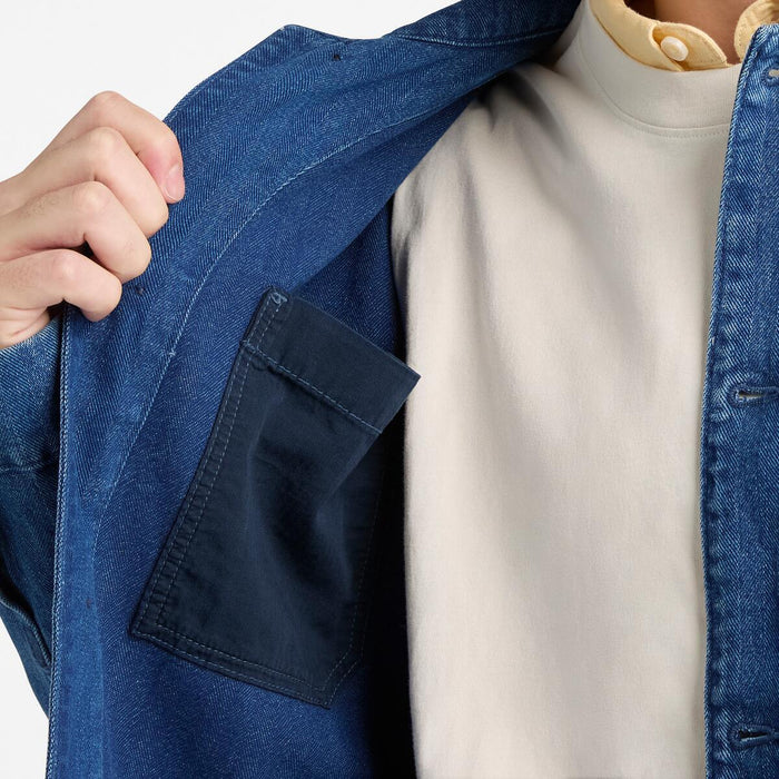 Kempshire Herringbone Denim Chore Jacket