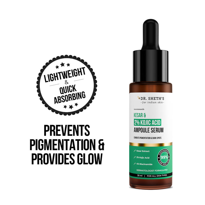 Kesar & 2% Kojic Acid Ampoule Serum - 30ml