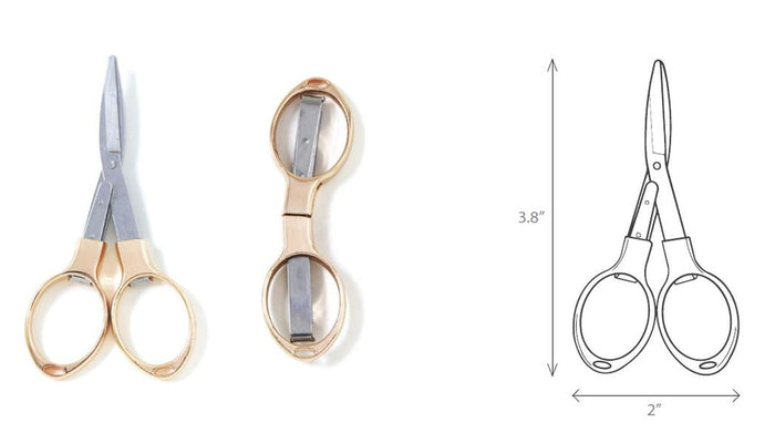 KnitPro Rose Gold Folding Scissors