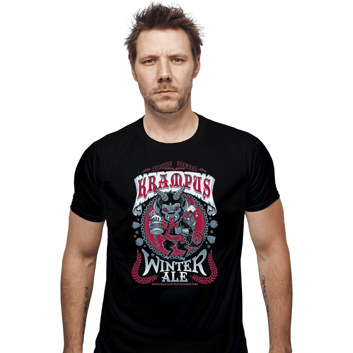 Shirts Fitted Shirts, Mens / Small / Black Krampus Winter Ale