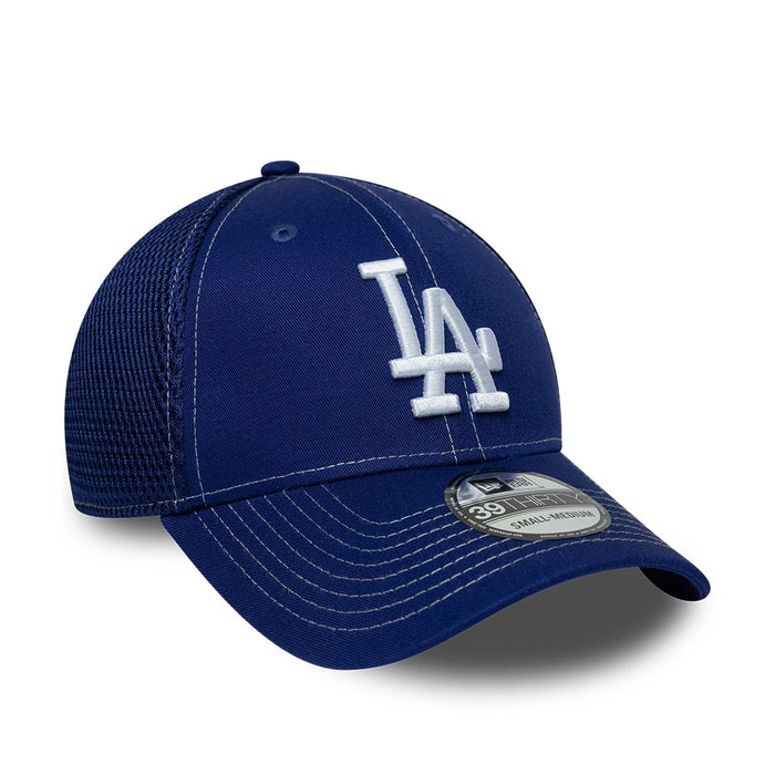 Pictured is this MLB Neo LA Dodgers 39THIRTY Stretch Fit cap in dark blue. 3
