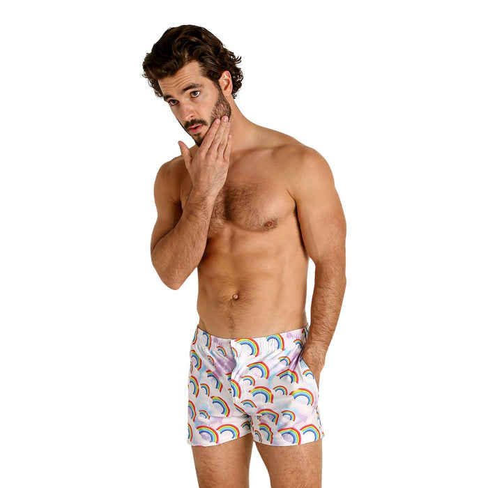 LASC Malibu Swim Shorts - Rainbow Cloud - Destination PSP