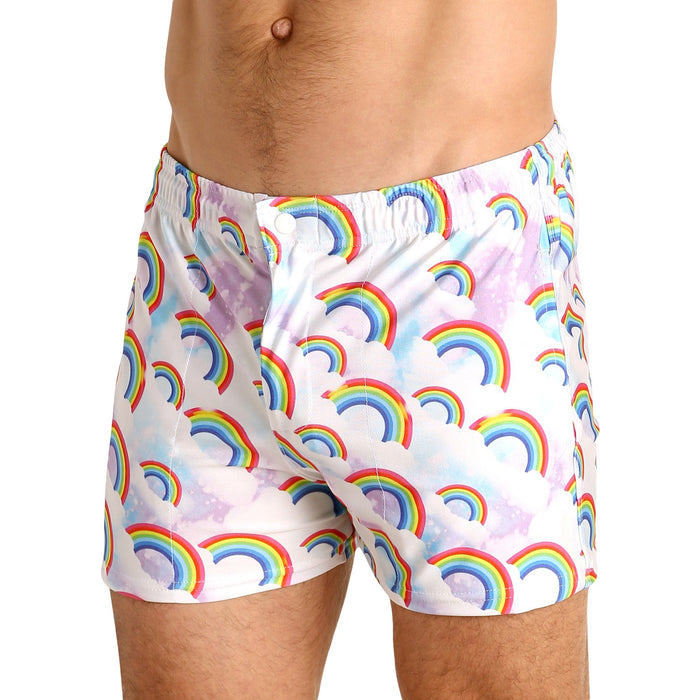LASC Malibu Swim Shorts - Rainbow Cloud - Destination PSP